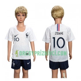 Fotbalový Komplet Francie Zidane 10 Dětské Venkovní MS 2018 Krátký Rukáv (+ trenýrky)